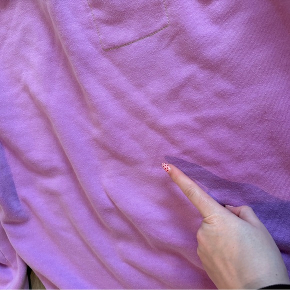 AVIATOR NATION Relaxed Fit Daydreamer Crew Neon Purple Rainbow Size Large - Picture 6 of 8